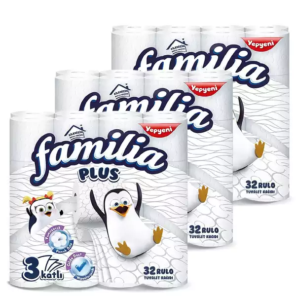 FAMİLİA PLUS TUVALET KAĞIDI 1 KOLİ