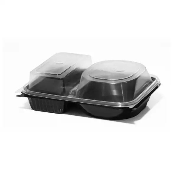 HAMBURGER GIDA KABI KAP/KAPAK SET SİYAH
