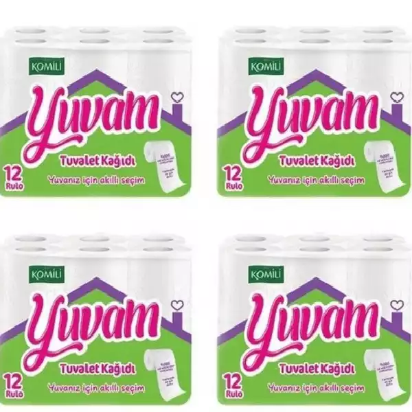 KOMİLİ YUVAM  TUVALET KAĞIDI 1 KOLİ