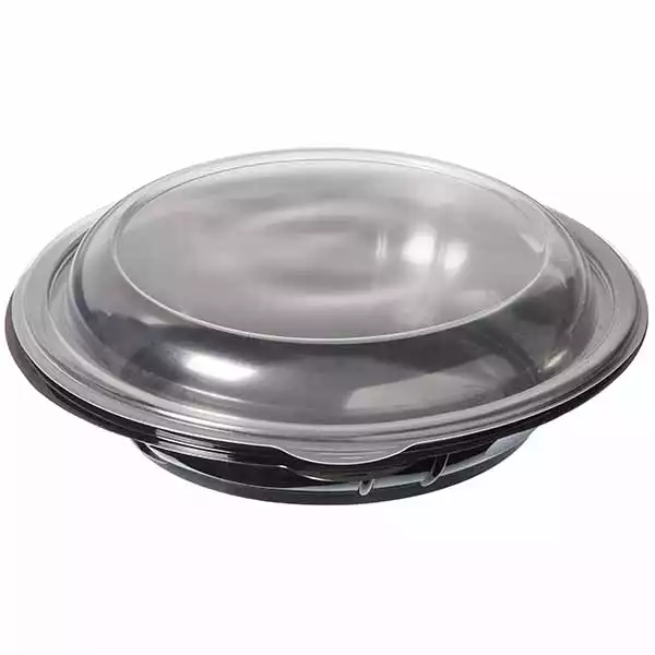 SALATA GIDA KABI KAP/KAPAK SİYAH