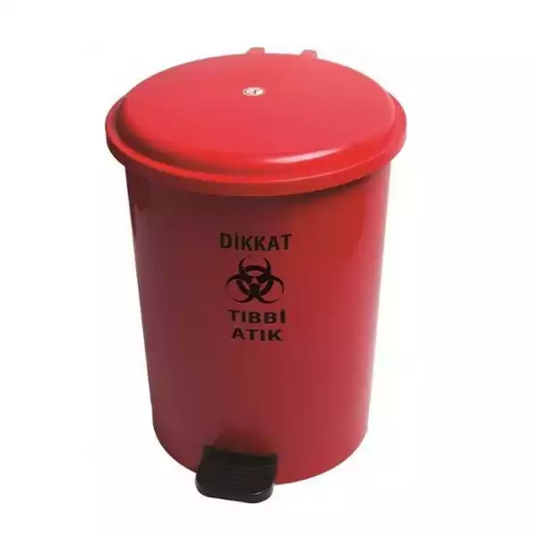TIBBİ ATIK ÇÖP KOVASI 40 LT